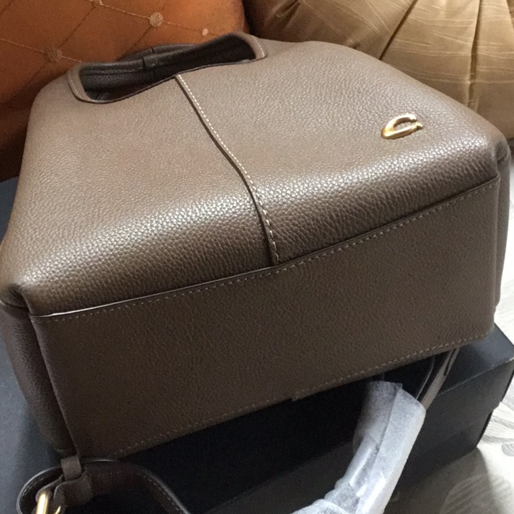 Coach Tan Leather Mini Bag - Picture 2 of 5